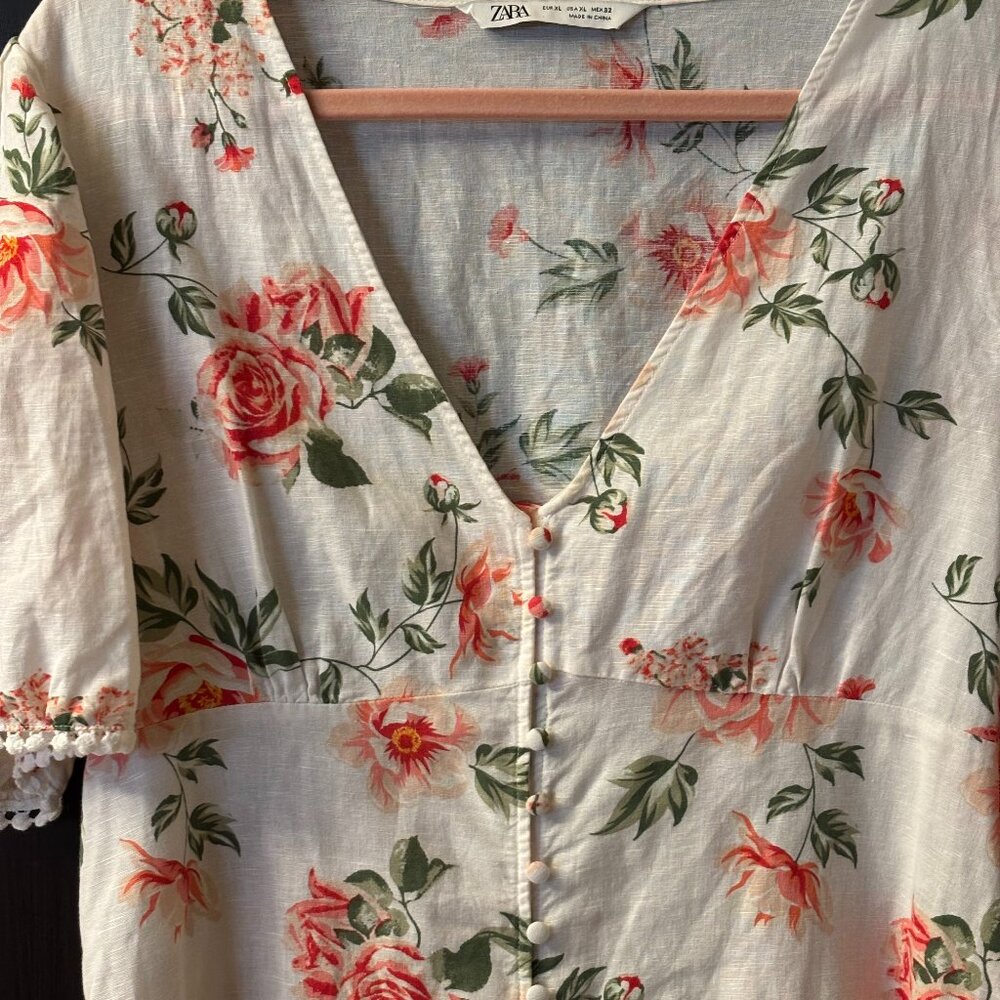 ZARA Spring Summer dress - Size XL